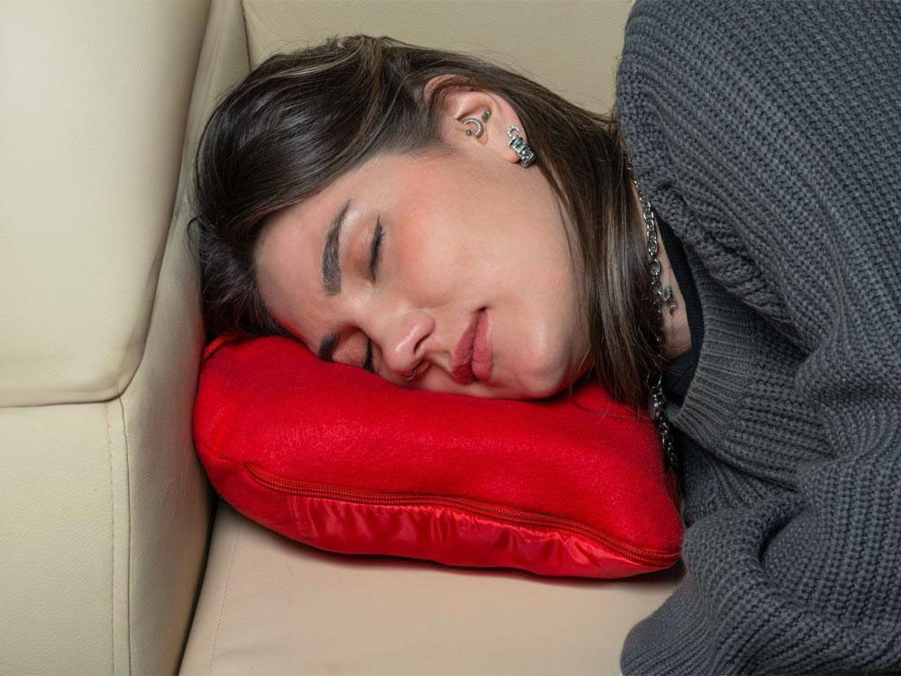 Плед - подушка для путешествий Flight в чехле с ручкой и карманом