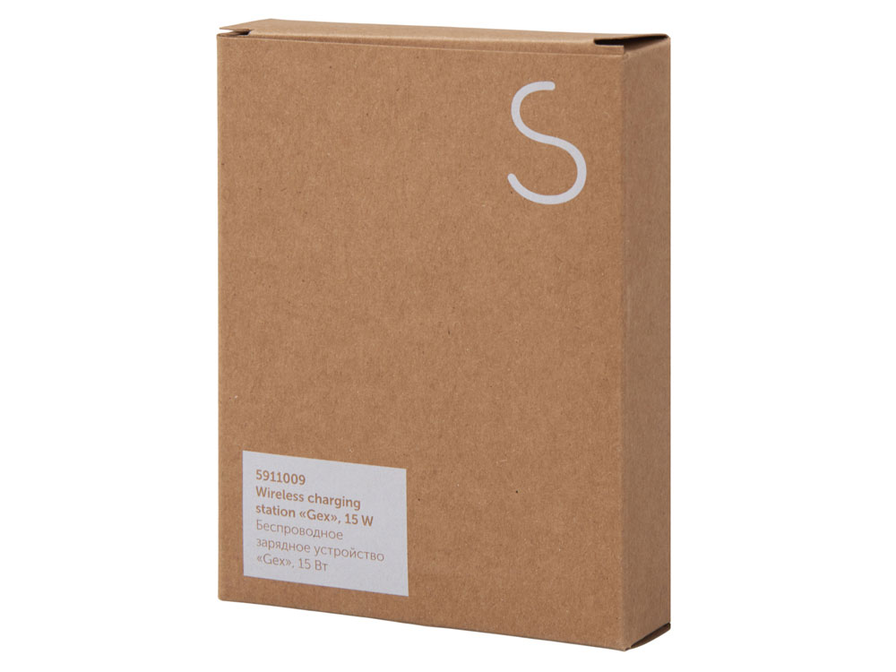 Беспроводное зарядное устройство Gex, 15 Вт