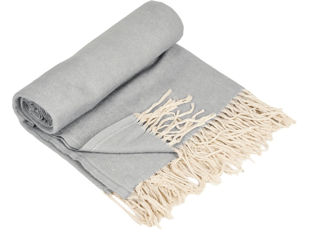 Плед Ёлочка из натурального хлопка