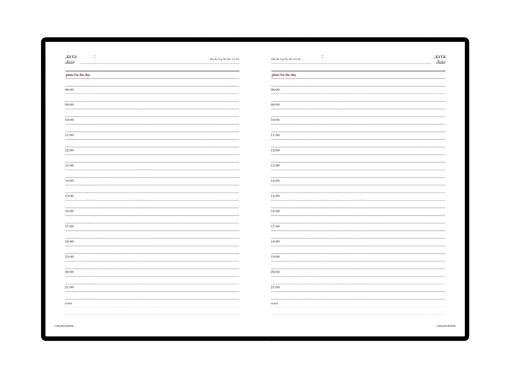 Ежедневник недатированный А4 Velvet