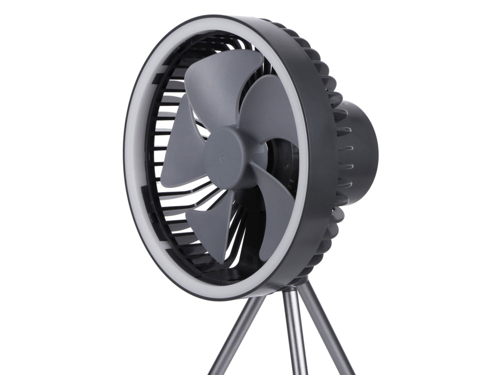 Портативный вентилятор с фонарем Jon