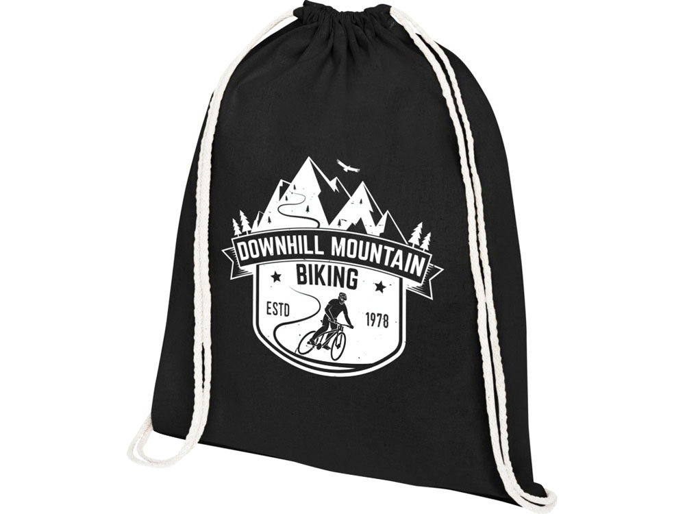 Рюкзак со шнурком Tenes из хлопка 140 г/м²