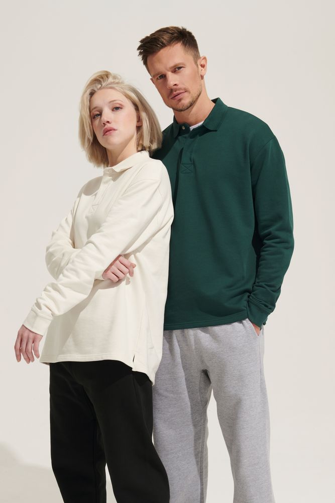 Рубашка поло оверсайз с длинным рукавом Heritage