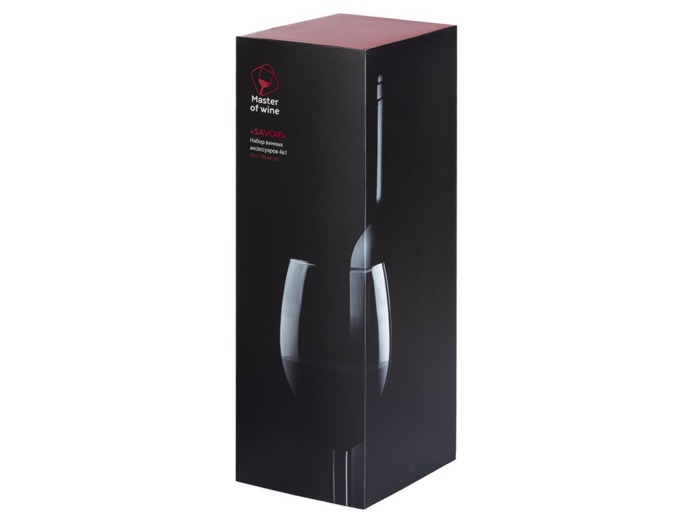 Набор винных аксессуаров 4в1 Savoie с покрытием soft touch
