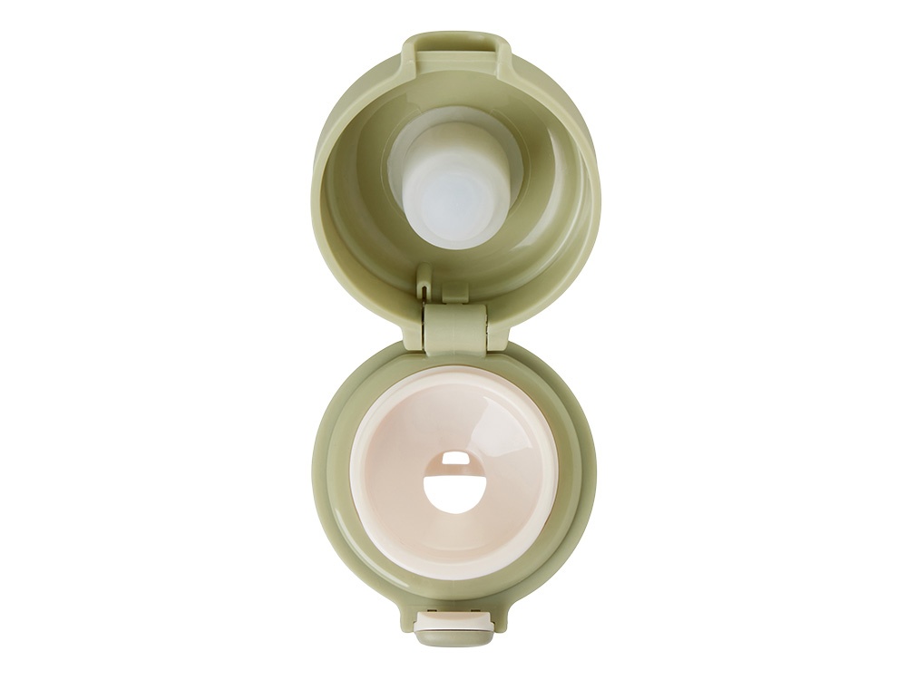 Вакуумная термокружка c кнопкой Guard, soft-touch, 400 мл, тубус