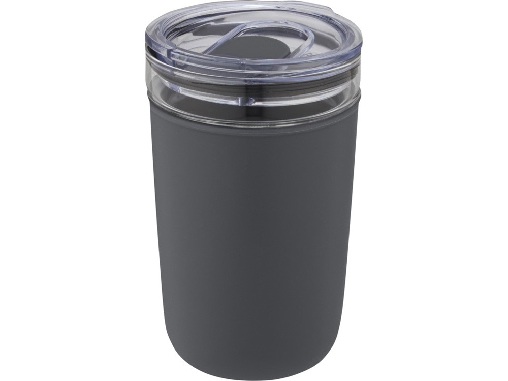 Стеклянная кружка Bello с внешней стенкой из переработанного пластика