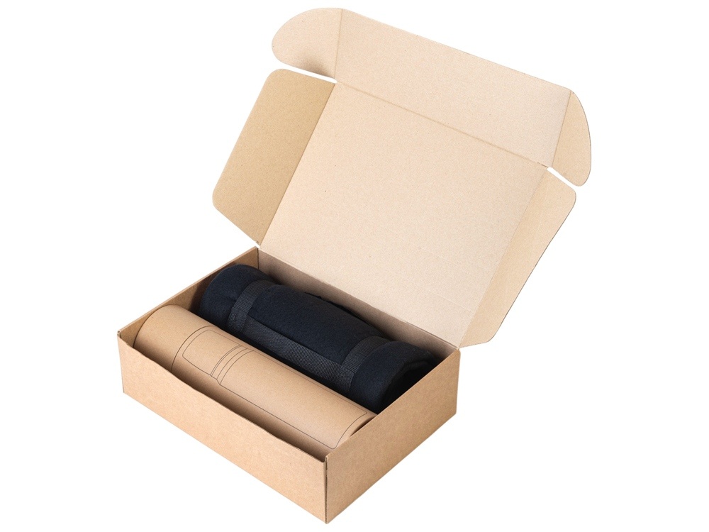 Подарочный набор с термосом и пледом Serenity