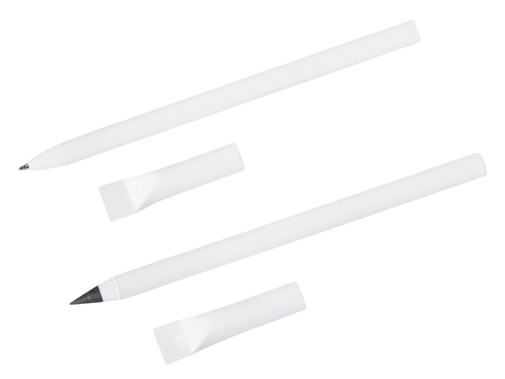 Подарочный набор Recycled Duo c шариковой ручкой и вечным карандашом из переработанной бумаги