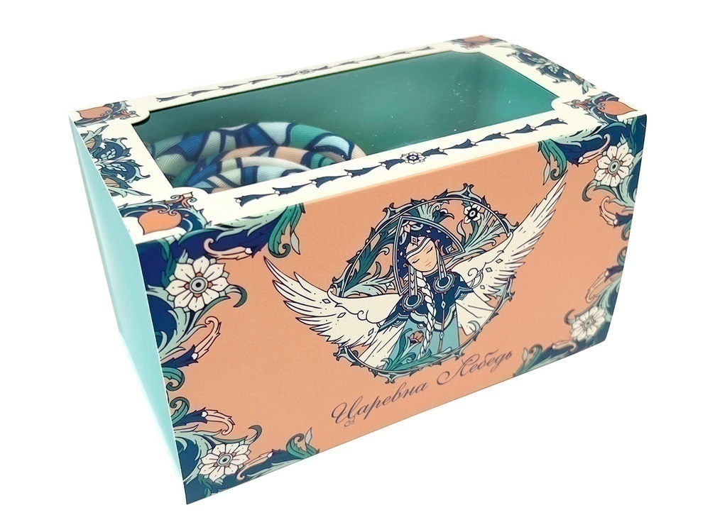 Набор: платок Царевна Лебедь и свеча Вдохновение