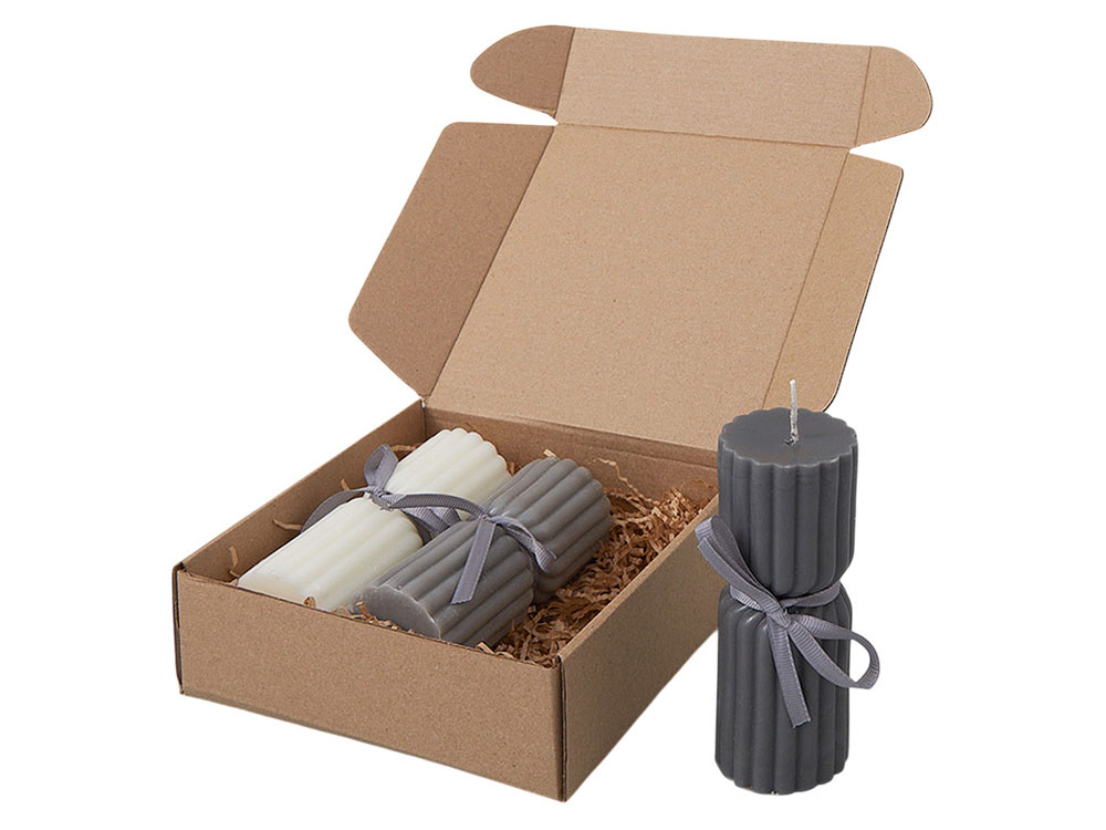 Набор свечей с гранями Vela